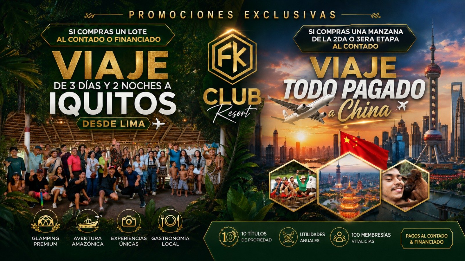 Promociones exclusivas - Viaje todo pagado FK Club Resort